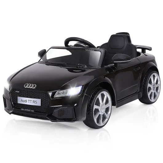 12V Audi TT RS Electric Remote Control MP3 Kids Riding Car-Black