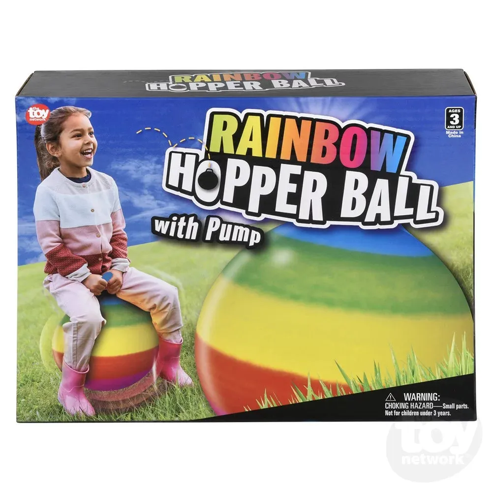 18" Rainbow Hopper Ball