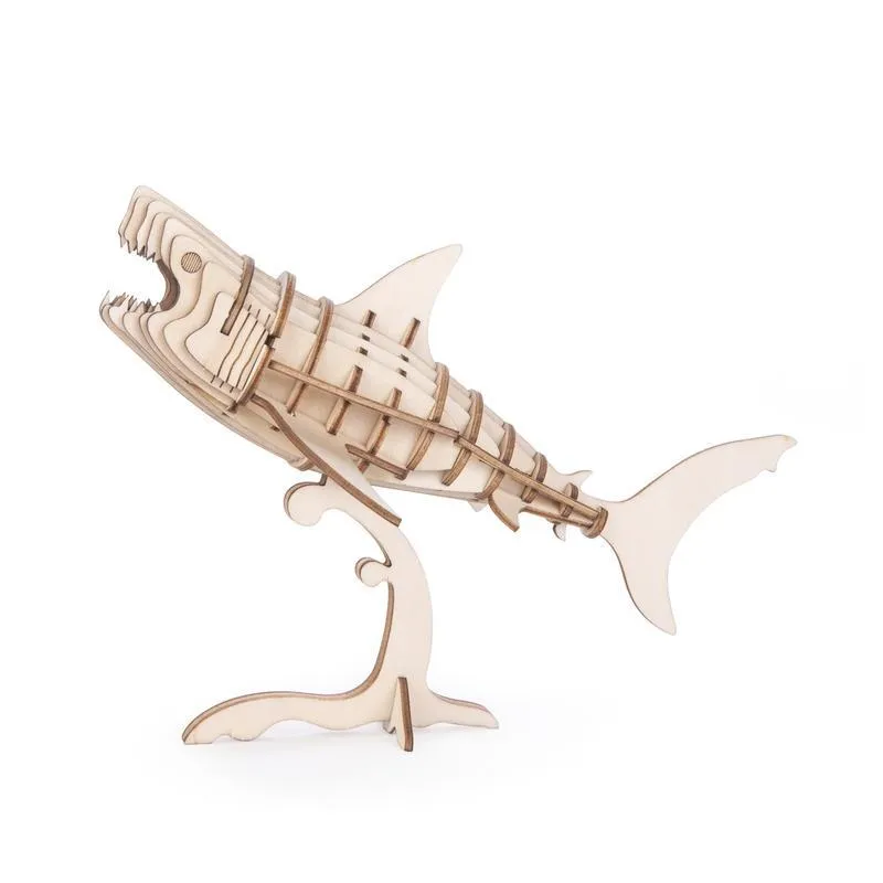 3D Wooden Shark Puzzle