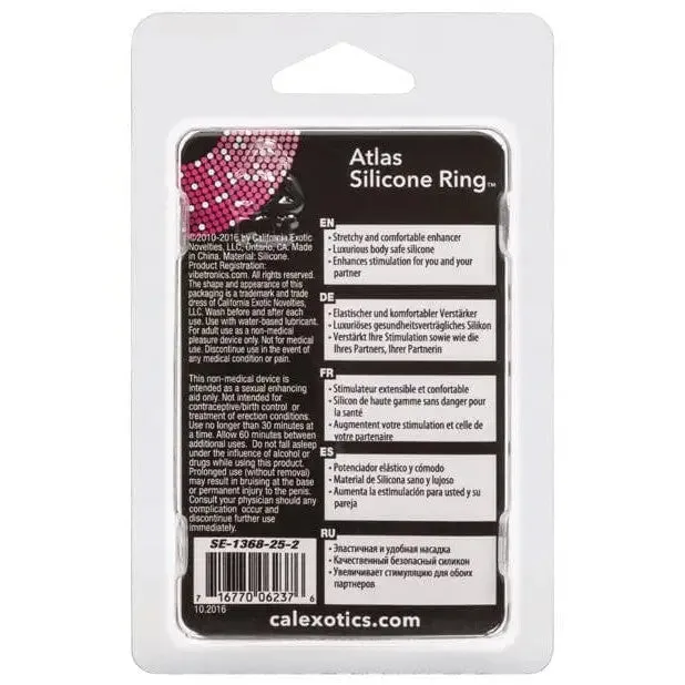 Adonis Atlas Silicone Ring - Black