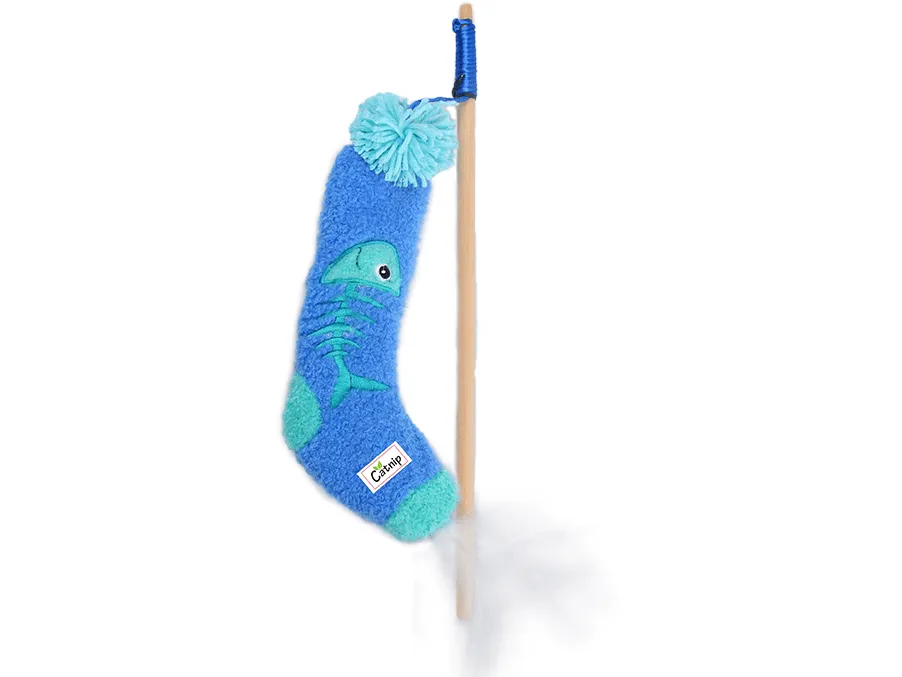 AFP Cat Socks-Sock Wand Fish