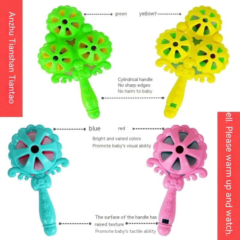 Baby Toys 3-6-12 Months Newborn Rattle 0-1 Year Old Baby Early Childhood Education Toddler Rattle Teether