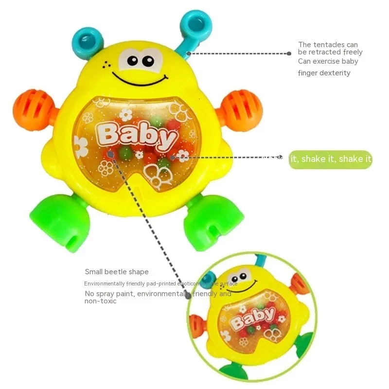 Baby Toys 3-6-12 Months Newborn Rattle 0-1 Year Old Baby Early Childhood Education Toddler Rattle Teether