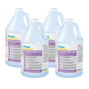 Bright Solutions® 'Pre Treat Traffic Lane' Carpet Cleaner (1 Gallon Bottles) - Case of 4