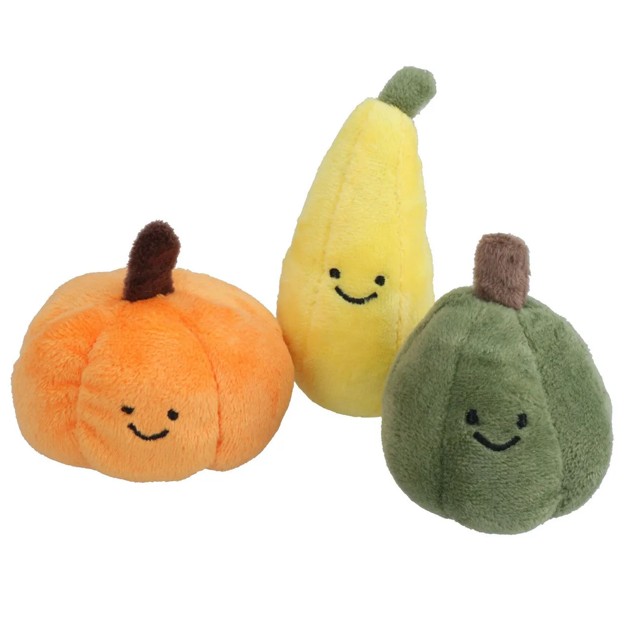 Brown's Halloween | 3 Mini Plush Pumpkin Gang