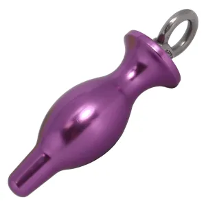 Bulbed Anal Plug With Pull Ring