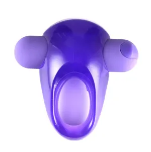 CASEY RECHARGEABLE VIBRATING ERECTION ENHANCER RING PURPLE