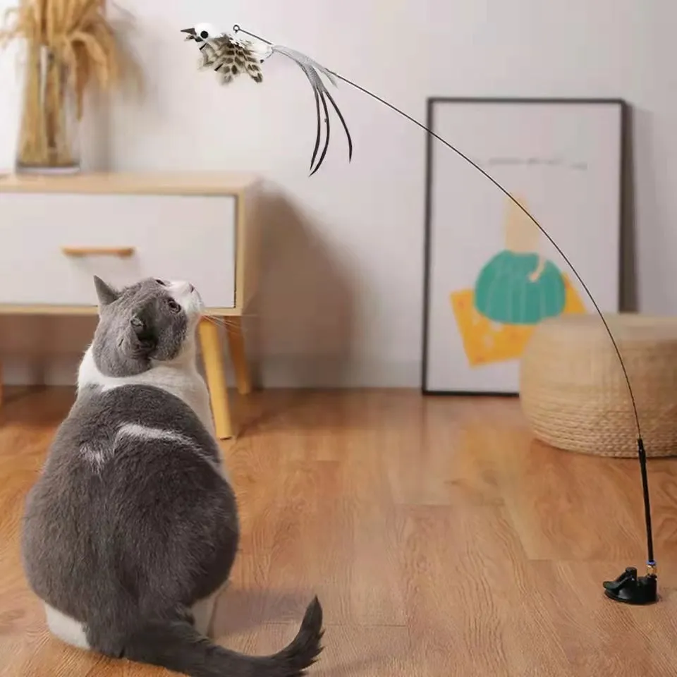 Cat Stick Toy - Interactive Play