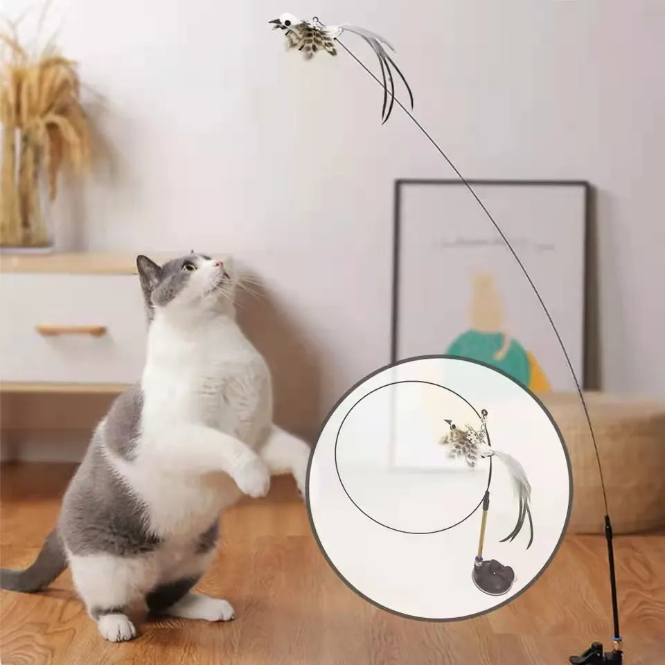 Cat Stick Toy - Interactive Play