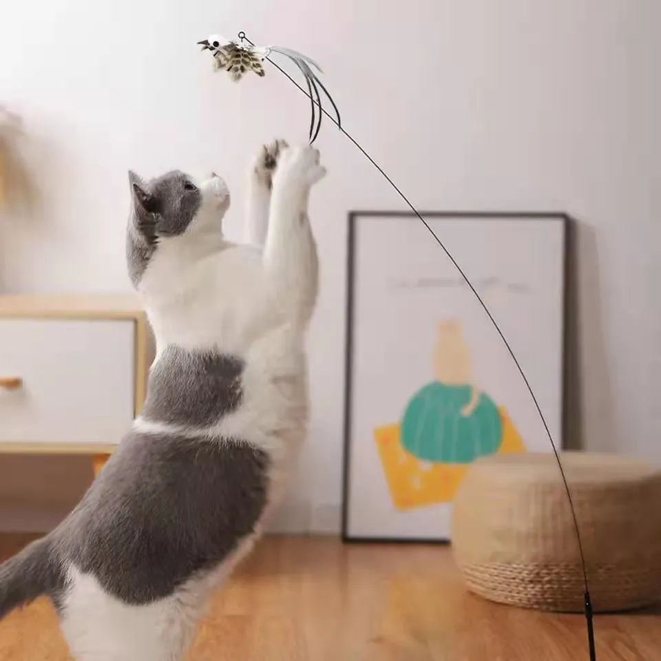 Cat Stick Toy - Interactive Play