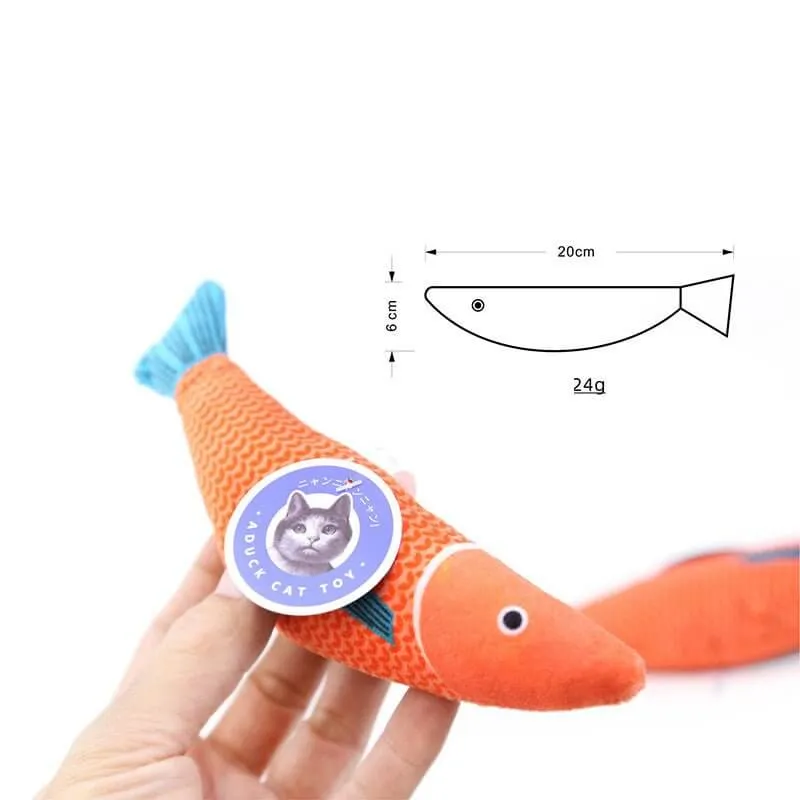 Cat Toys Cartoon Fish with Catnip