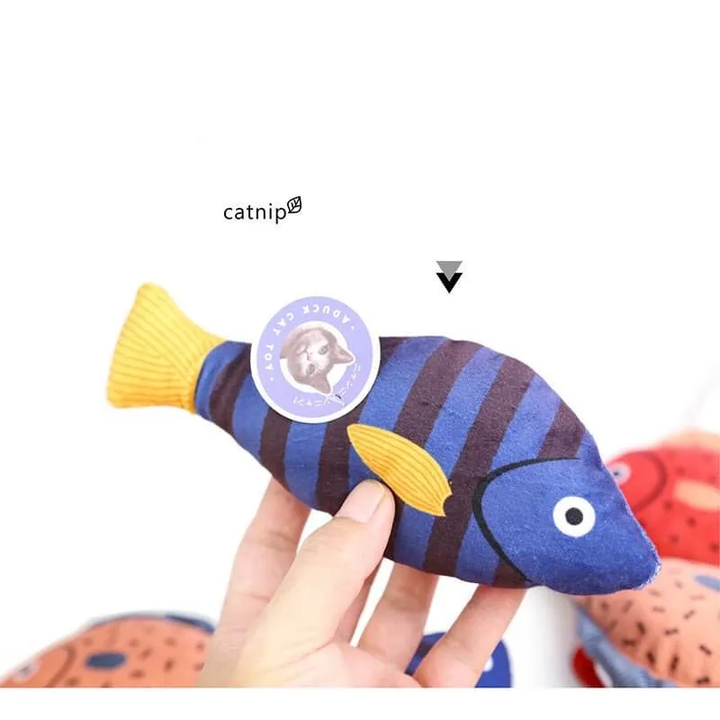 Cat Toys Cartoon Fish with Catnip