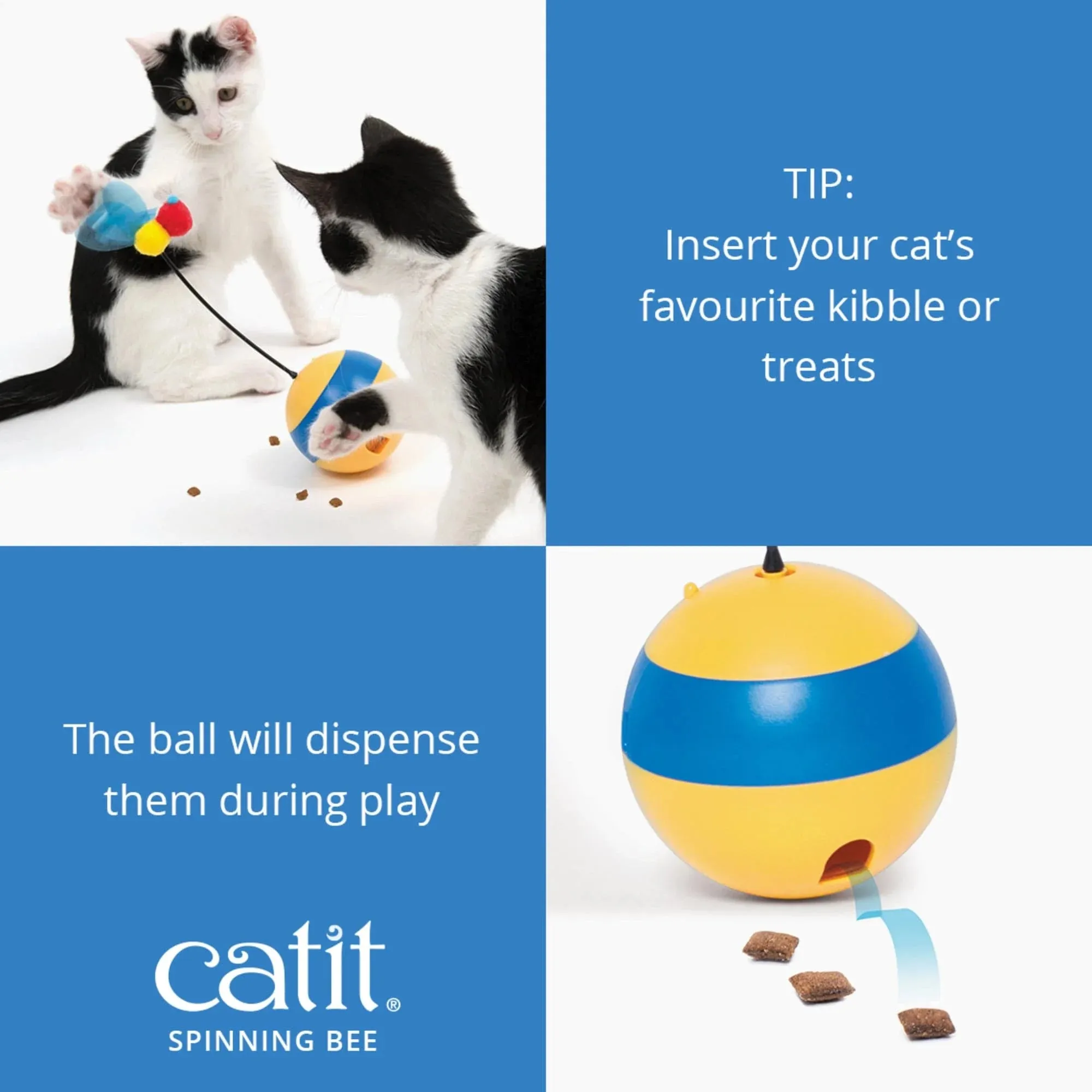 Catit Play Spinning Bee Cat Toy