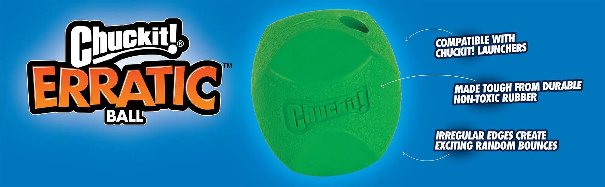 Chuckit! Erratic Ball Dog Toy