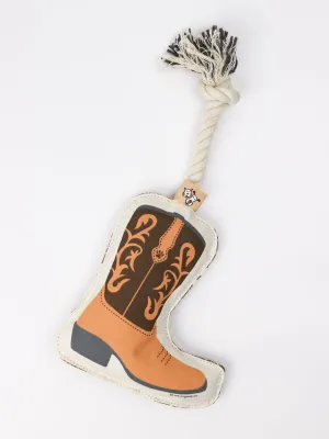 Cowboy Boot Rope Dog Toy