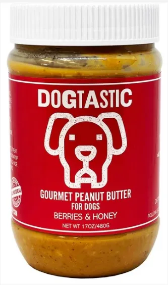 DOGTASTIC GOURMET PEANUT BUTTER FOR DOGS