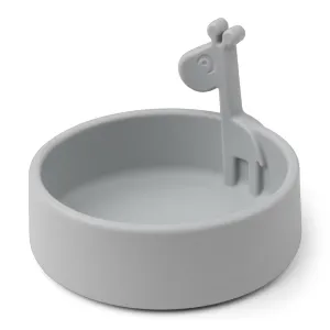 Done By Deer Peekaboo Silicone Bowl - Raffi Grey