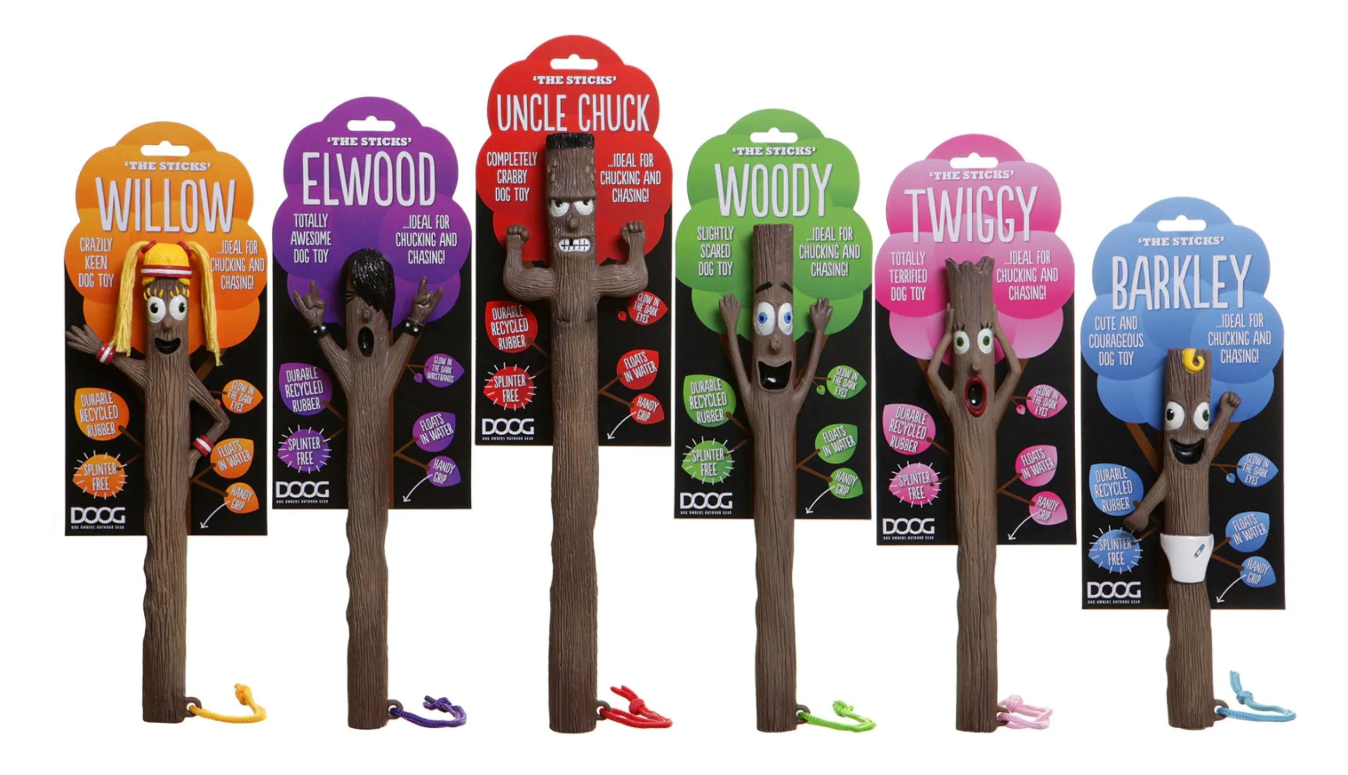 DOOG The Stick Family Elwood Fetch Toy