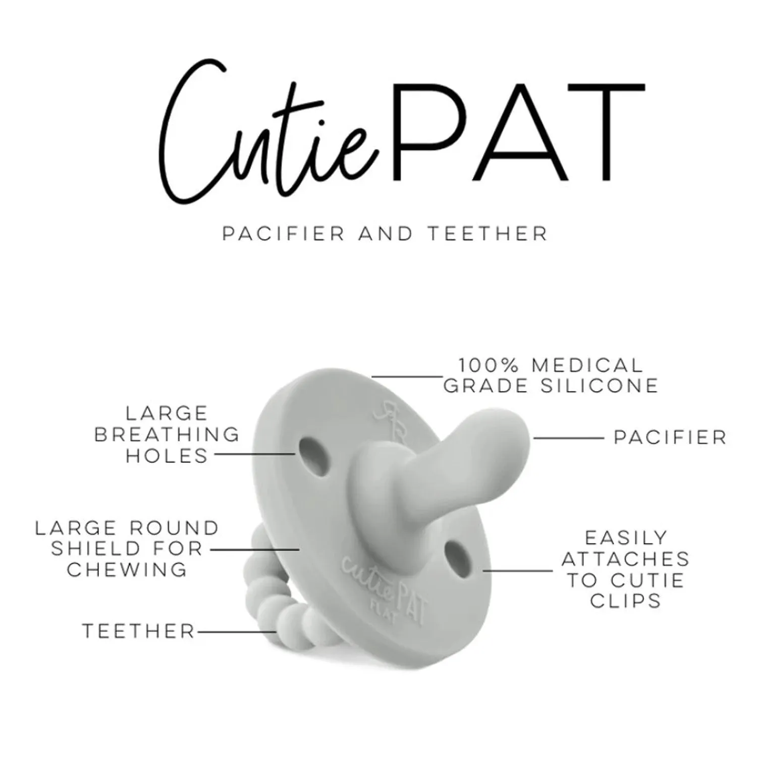 Flat Cutie PAT Pacifier 2 Pack