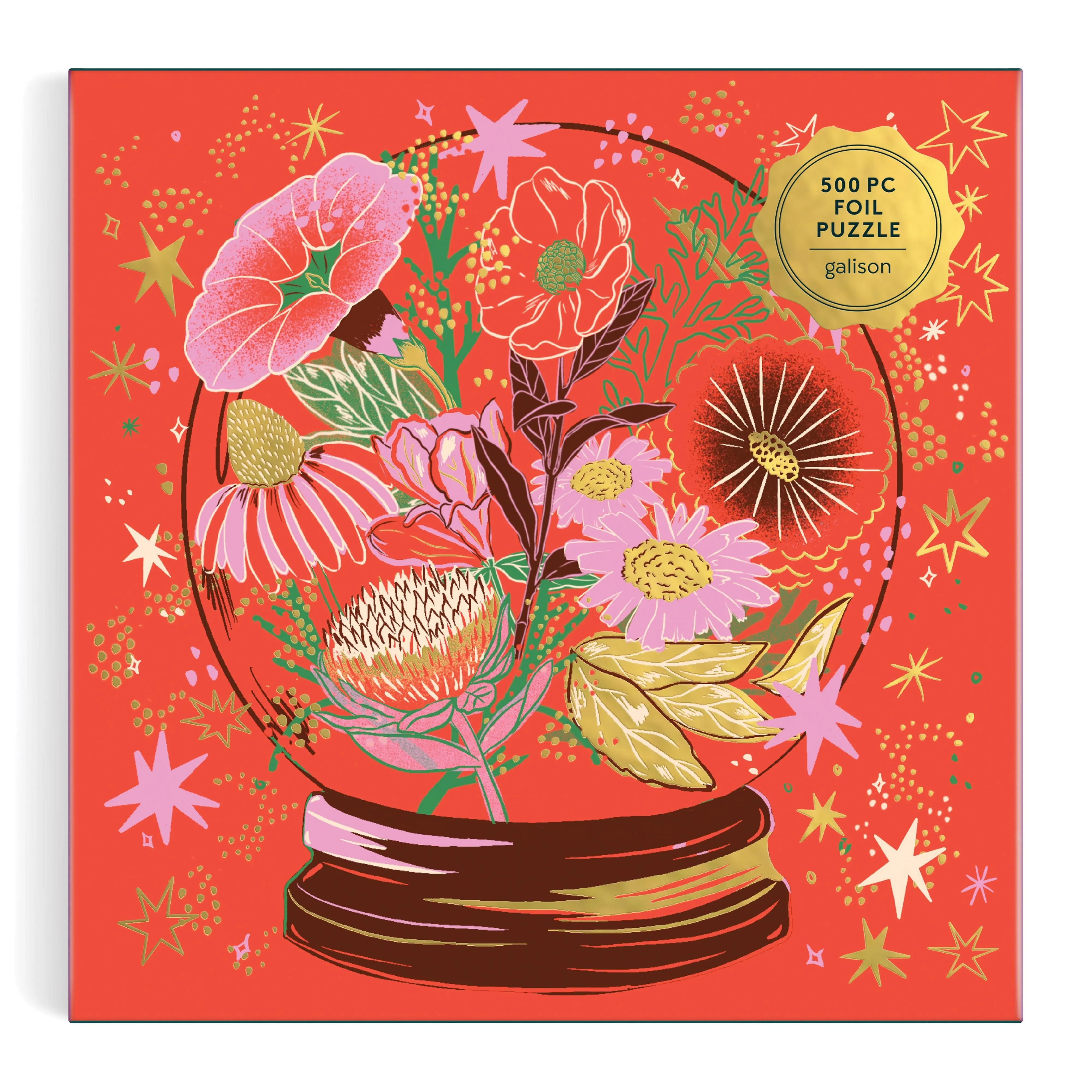 Flower Gazing Foil Puzzle 500pc