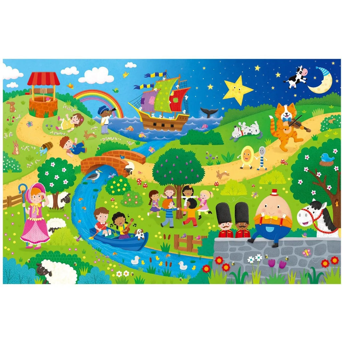 Galt Giant Floor Puzzle - Nursery Rhymes