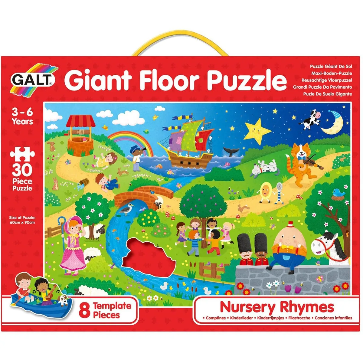 Galt Giant Floor Puzzle - Nursery Rhymes