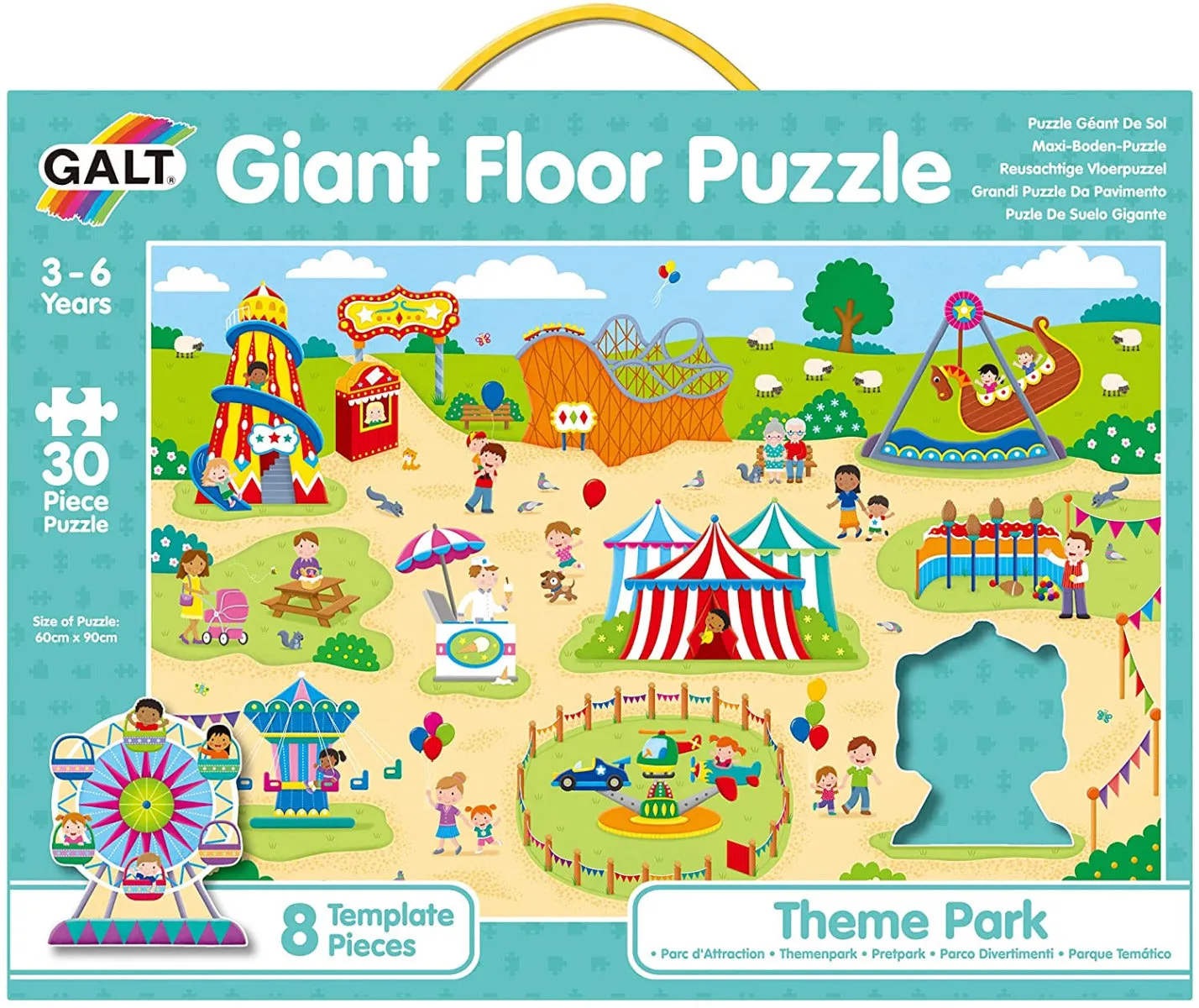 Galt Giant Floor Puzzle - Theme Park