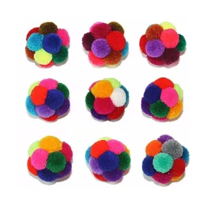 Goli Design Polyester Fiber Rattle Catomic Balls 1.5"