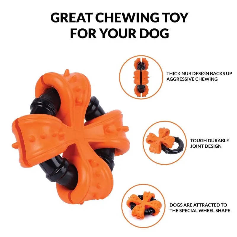 Goofy Tails X-Tyre Chew Toy for Medium and Aggressive Chewers Dogs