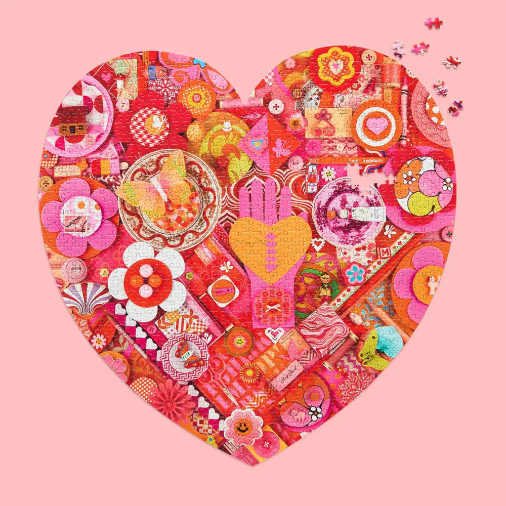 Heart Collage | 1,000 Piece Jigsaw Puzzle