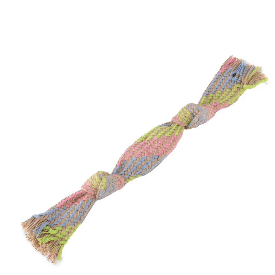 Hemp Squeaky Rope Dog Toy