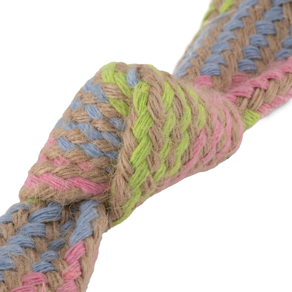 Hemp Squeaky Rope Dog Toy