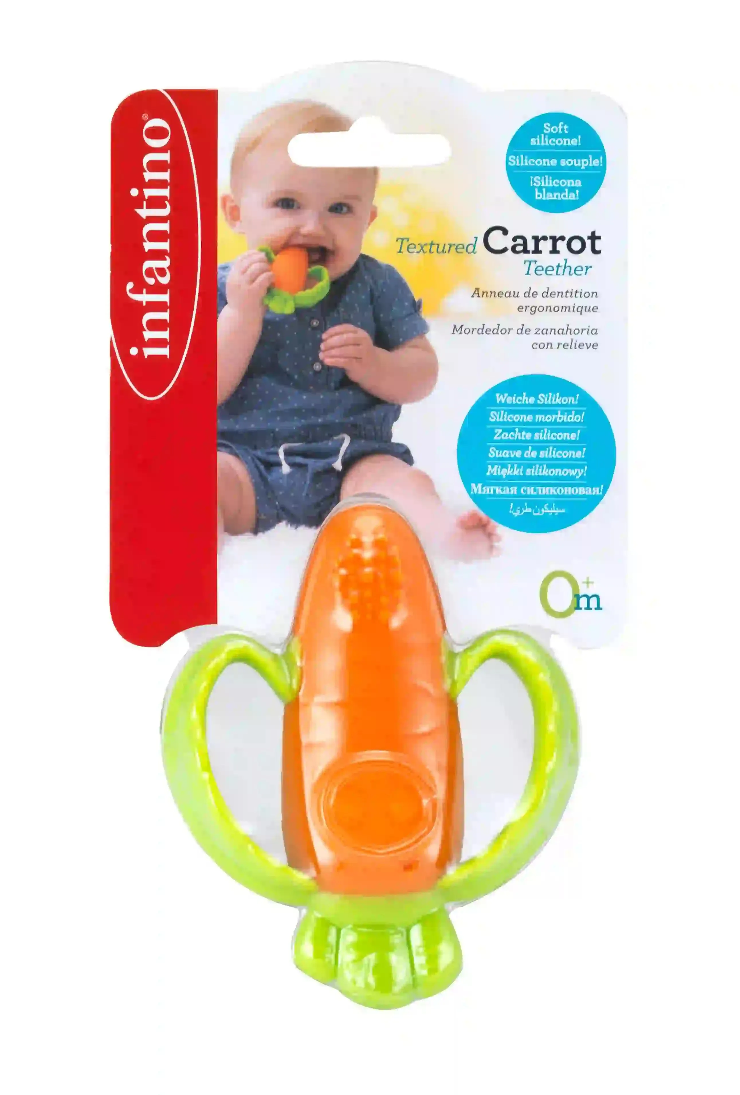 Infantino Good Bites Textured Carrot Teether