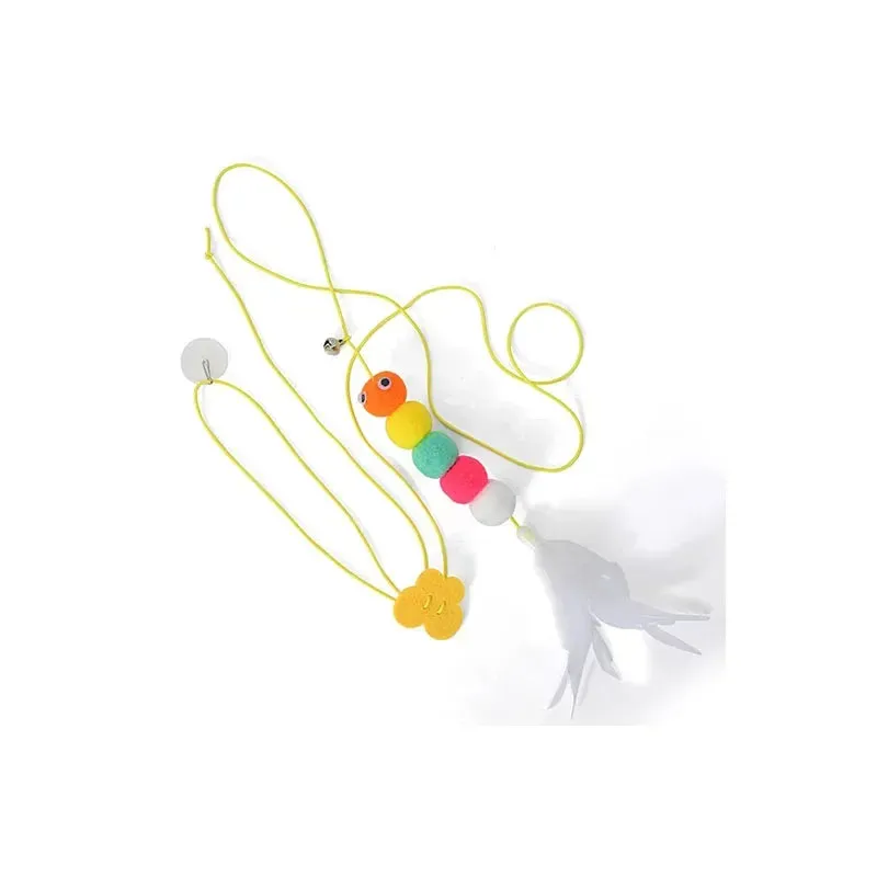 Interactive Caterpillar & Dragonfly Cat Toy