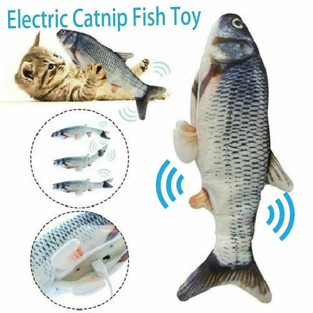 Interactive Electric Fish Cat Toy