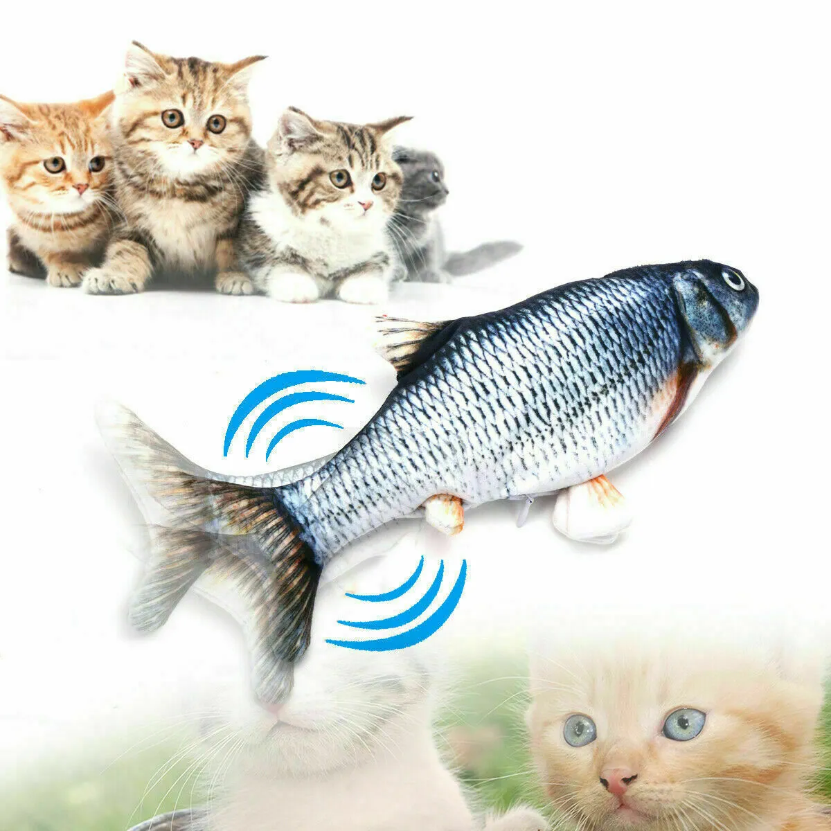 Interactive Electric Fish Cat Toy