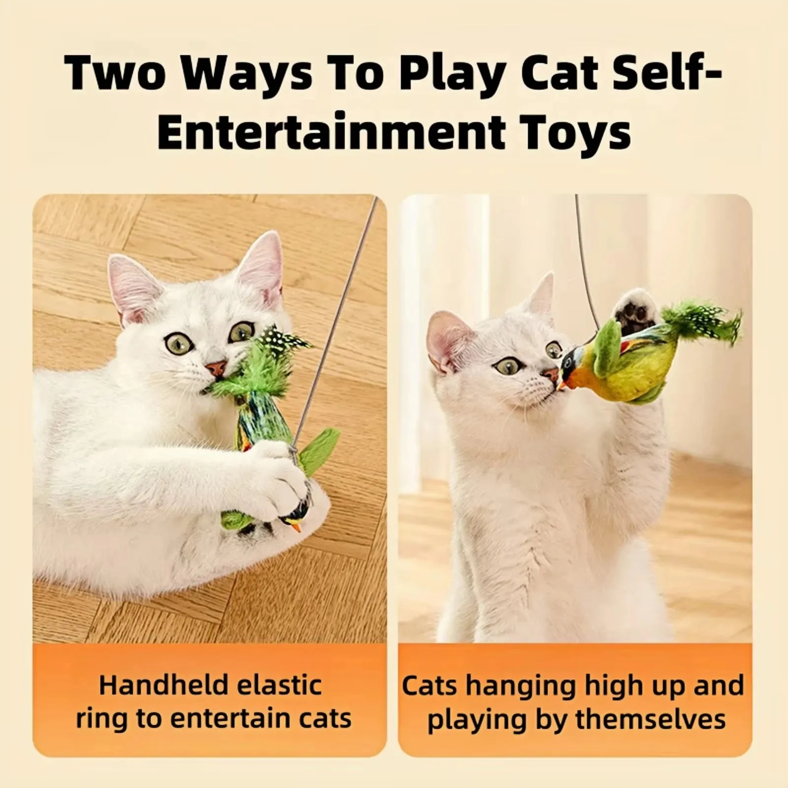 Interactive Plush Cat Toy