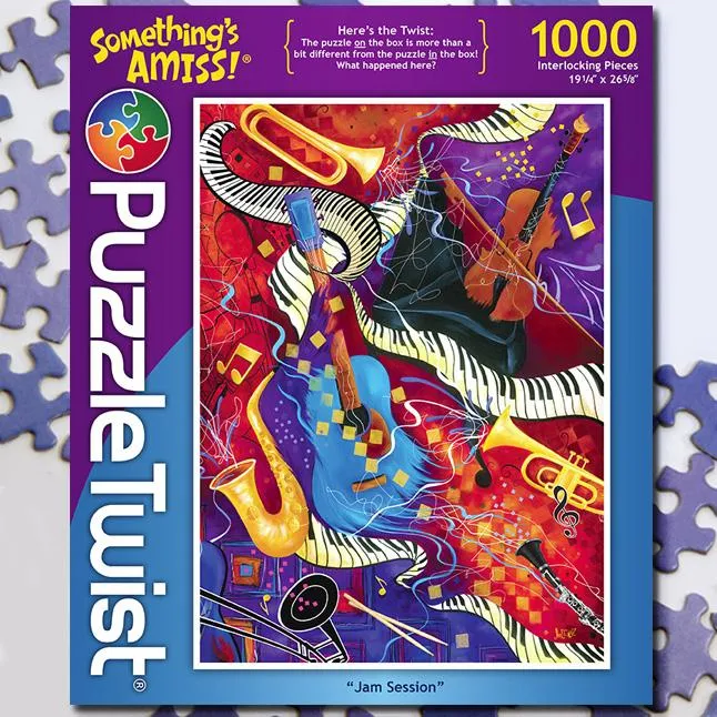 Jam Session 1000 Piece Puzzle Twist Jigsaw Puzzle - Quick Ship