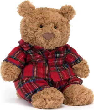 Jellycat Hartholomew Bear Bedtime - Plush Bears for All Ages