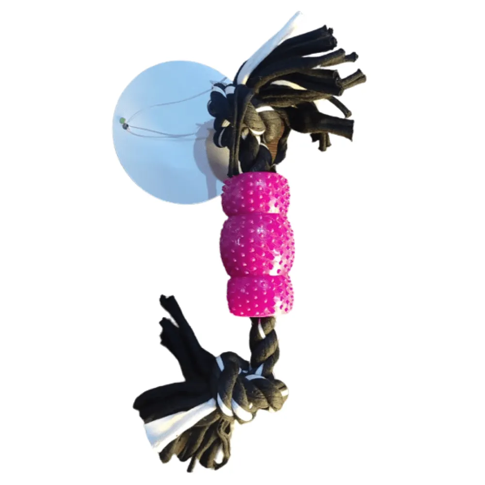 Kiki N Pooch Rope Toy for Dogs (Pink)