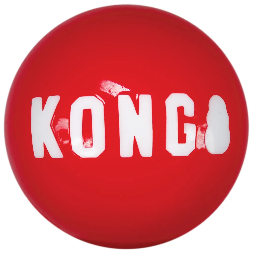 Kong Signature Red Ball Toy For Dogs