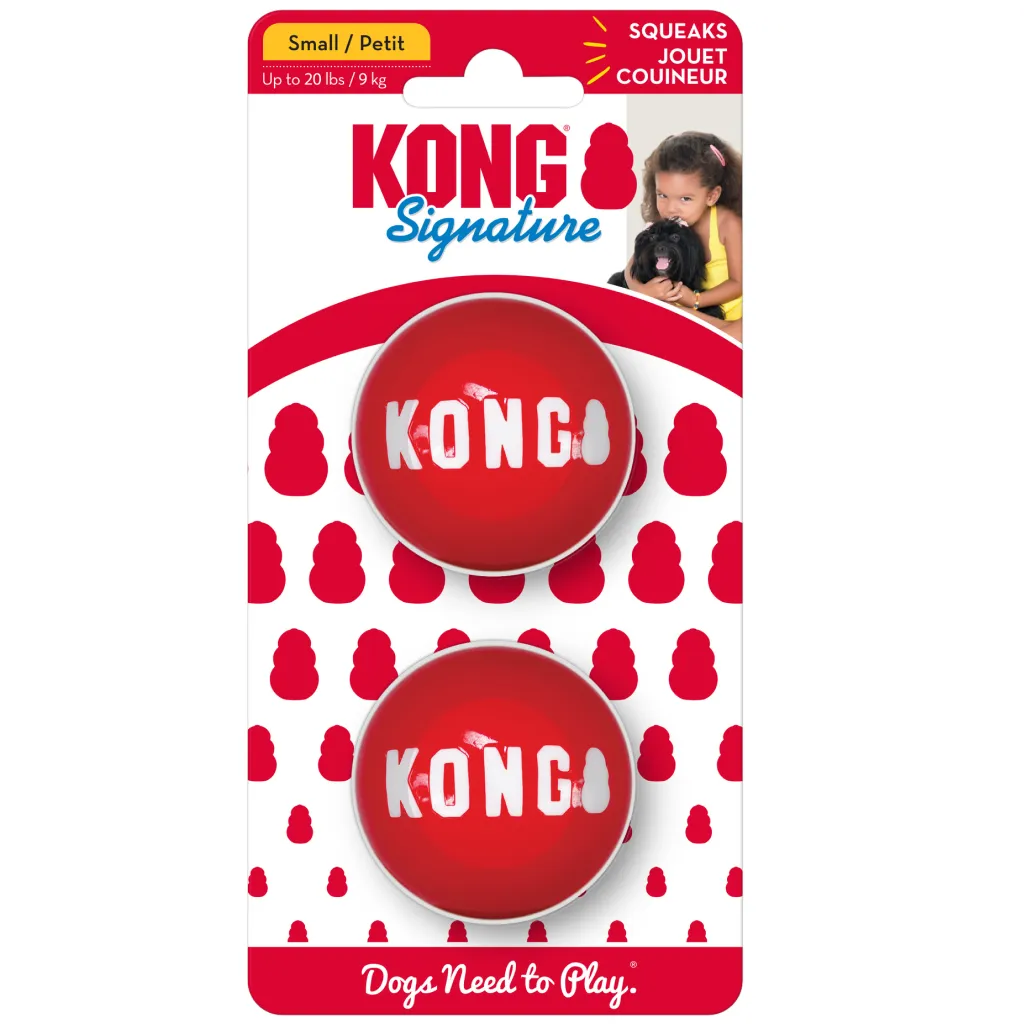 Kong Signature Red Ball Toy For Dogs