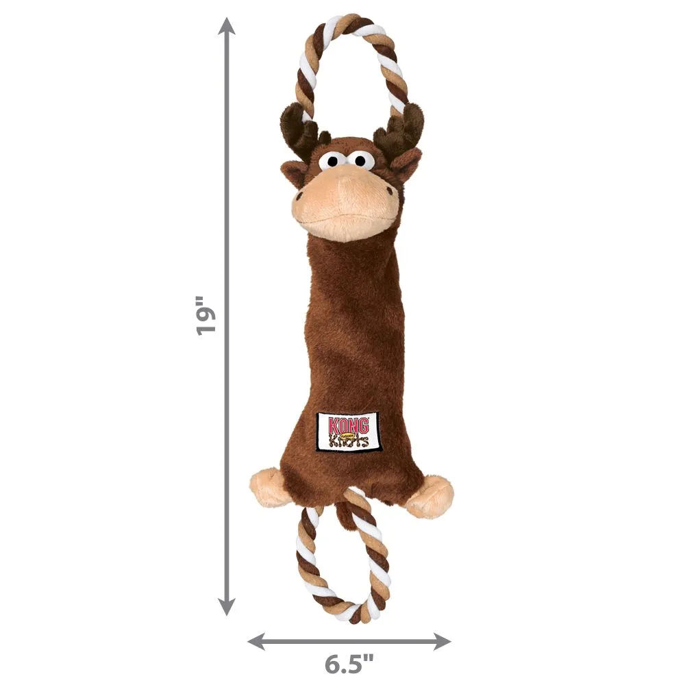 Kong Tugger Knots Moose Toy for Dogs