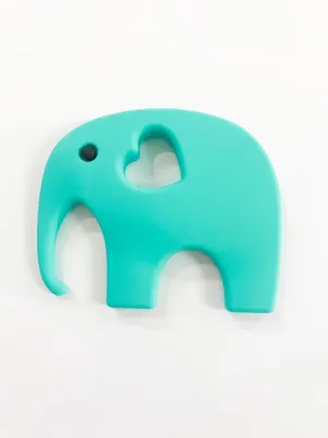 L&L TWIGG Silicone Teething Elephant- Jade