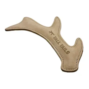 Leather Antler Fetch Dog Toy