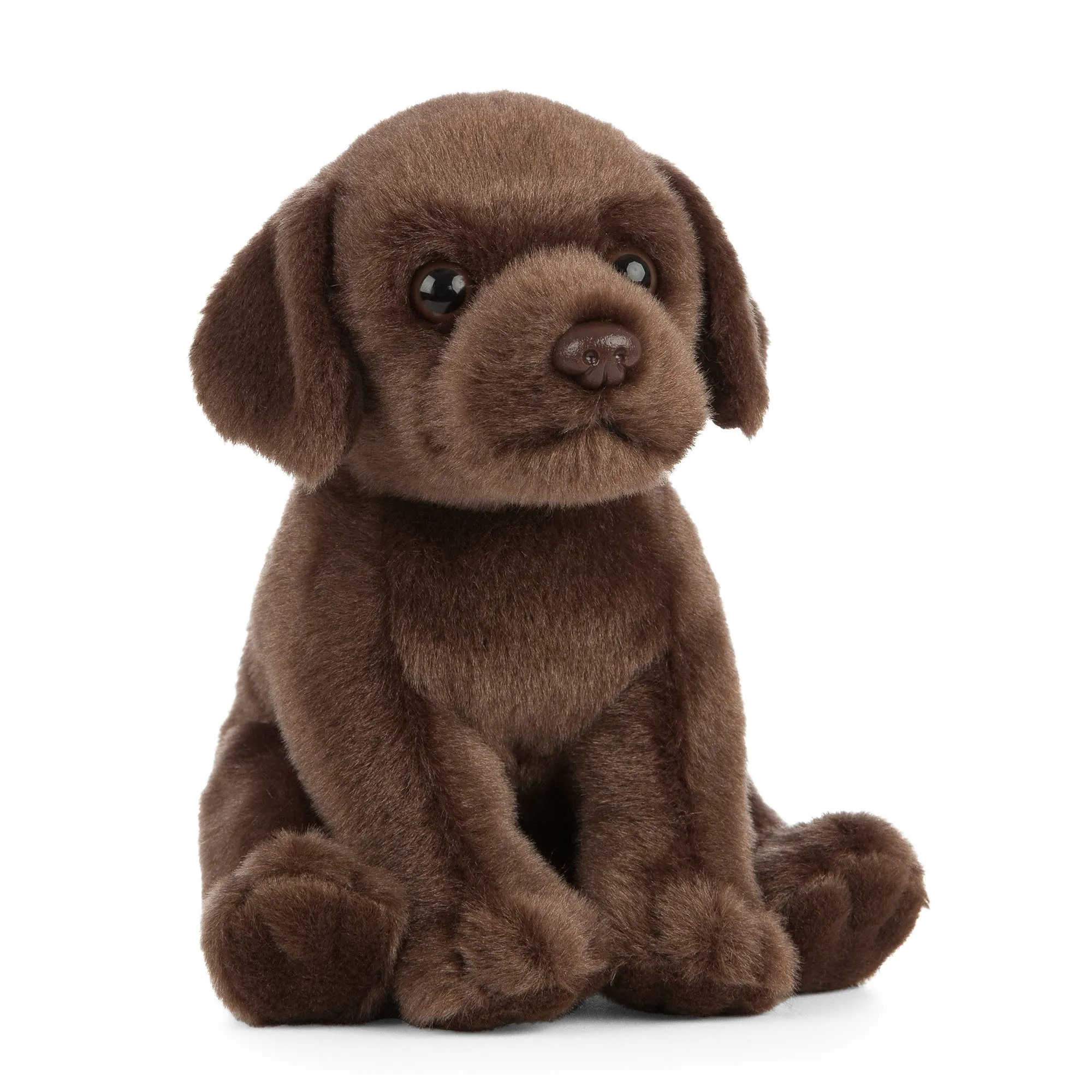 Living Nature Chocolate Labrador Puppy Plush