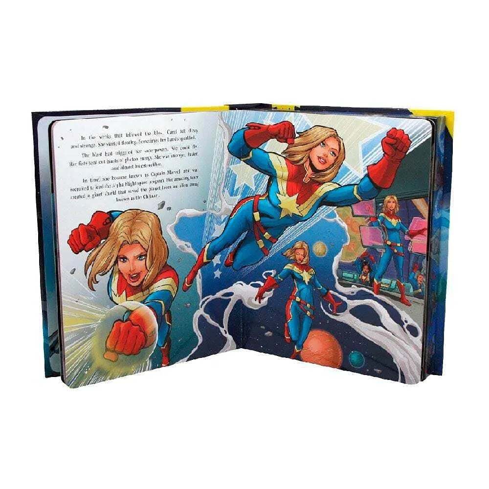 MARVEL CAPTAIN MARVEL MY BUSY BOOK - Sky Blue