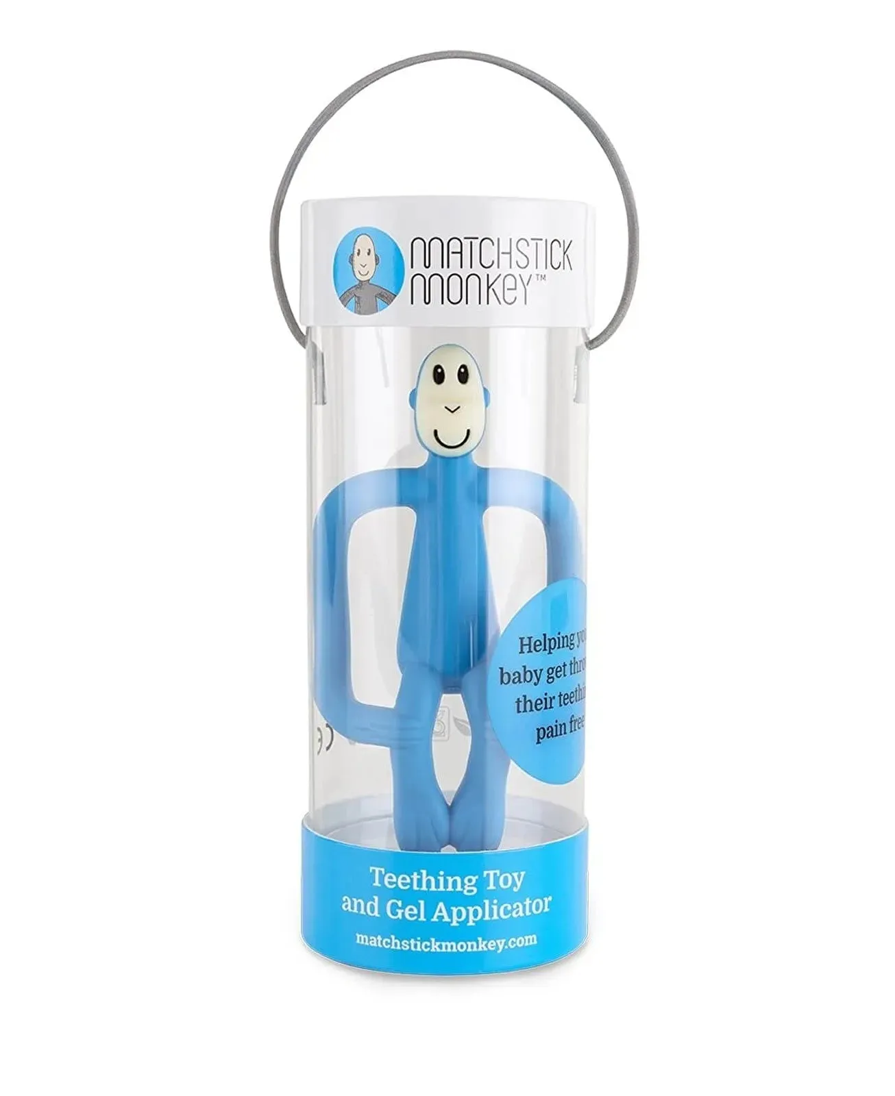 Matchstick Monkey Original Teething Toy - Light Blue