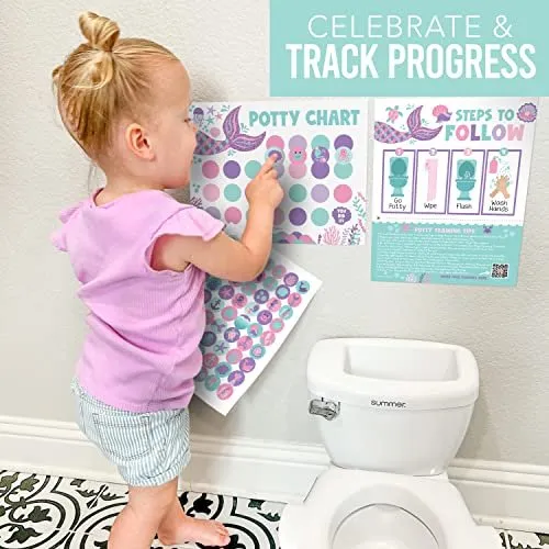 Mermaid Potty Training Chart | Sticker Charts | Early Education