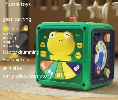 Multifunctional Hexahedral Early Education Educational Toys For Infants And Children